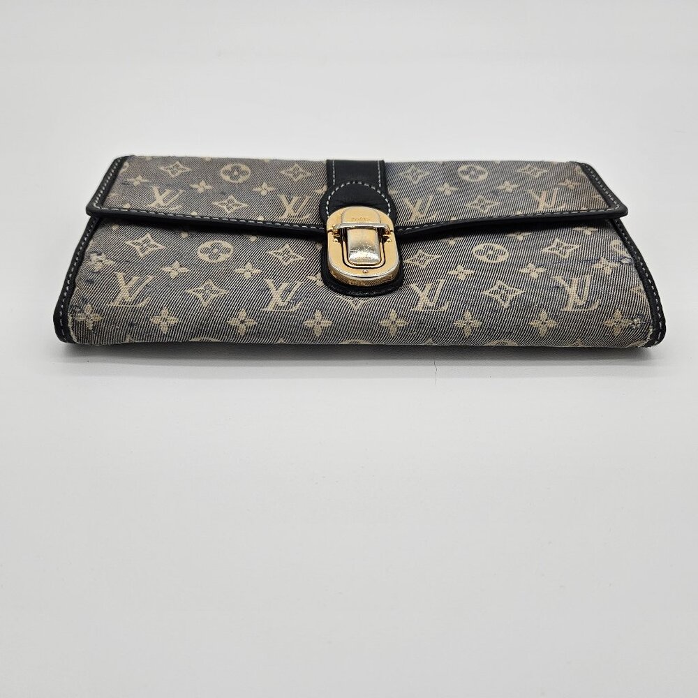 Authentic Louis Vuitton Portefeuille Sara Monogram Idylle Bifold Long Wallet